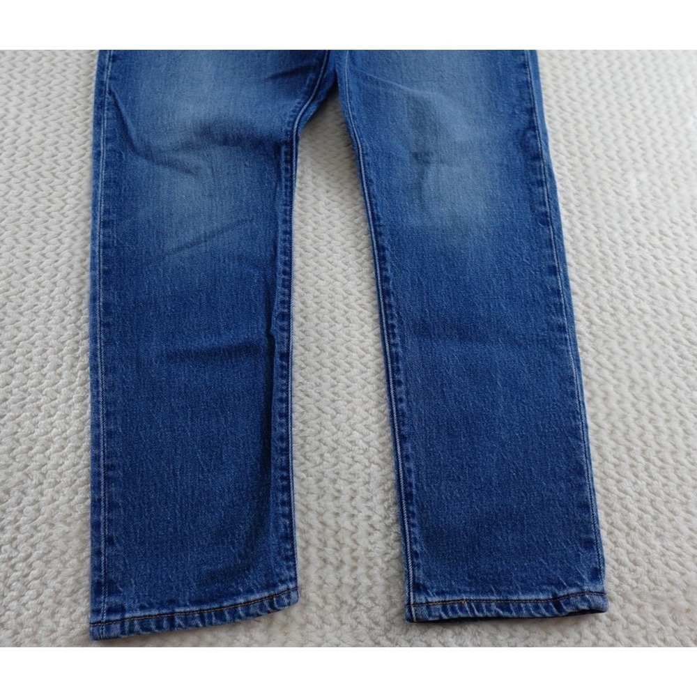 Levi's 501 Skinny Jeans FITS 27x27 Button Fly Medium Wash Denim Red Tab - Picture 3 of 16
